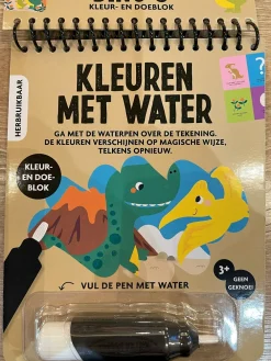 Image Books Kleurboeken^Kleuren met water Dino's