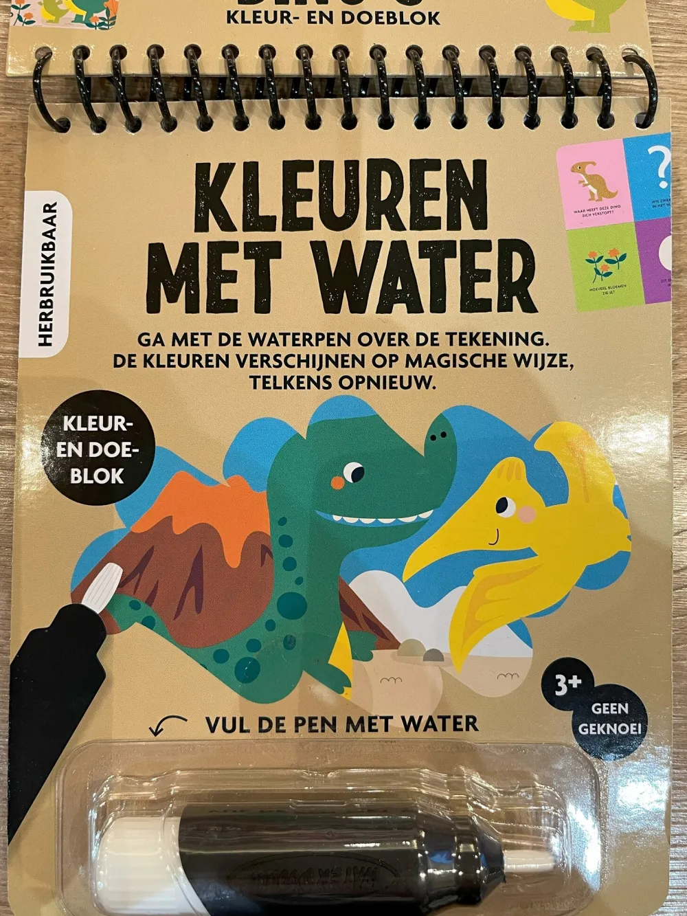 Image Books Kleurboeken^Kleuren met water Dino's