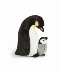 Living Nature Bekijk Alles^Knuffel Pinguin met Jong