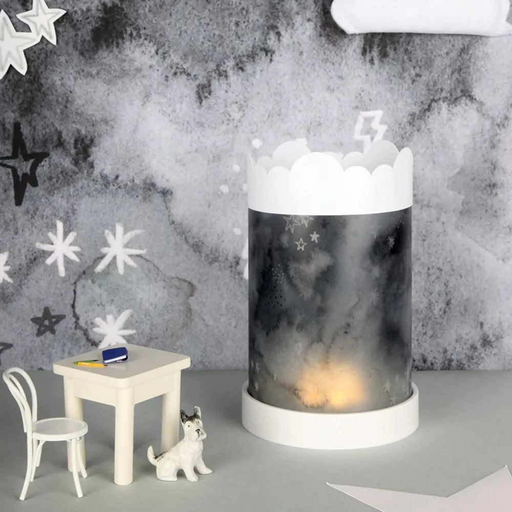 Houtendiershop Lampen^Lello Kids Table Lamp Night Sky LED