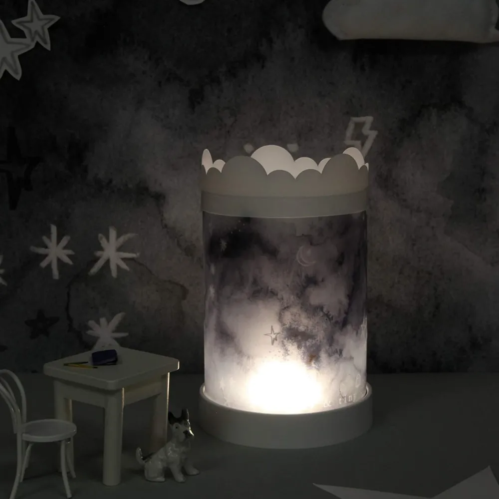 Houtendiershop Lampen^Lello Kids Table Lamp Night Sky LED