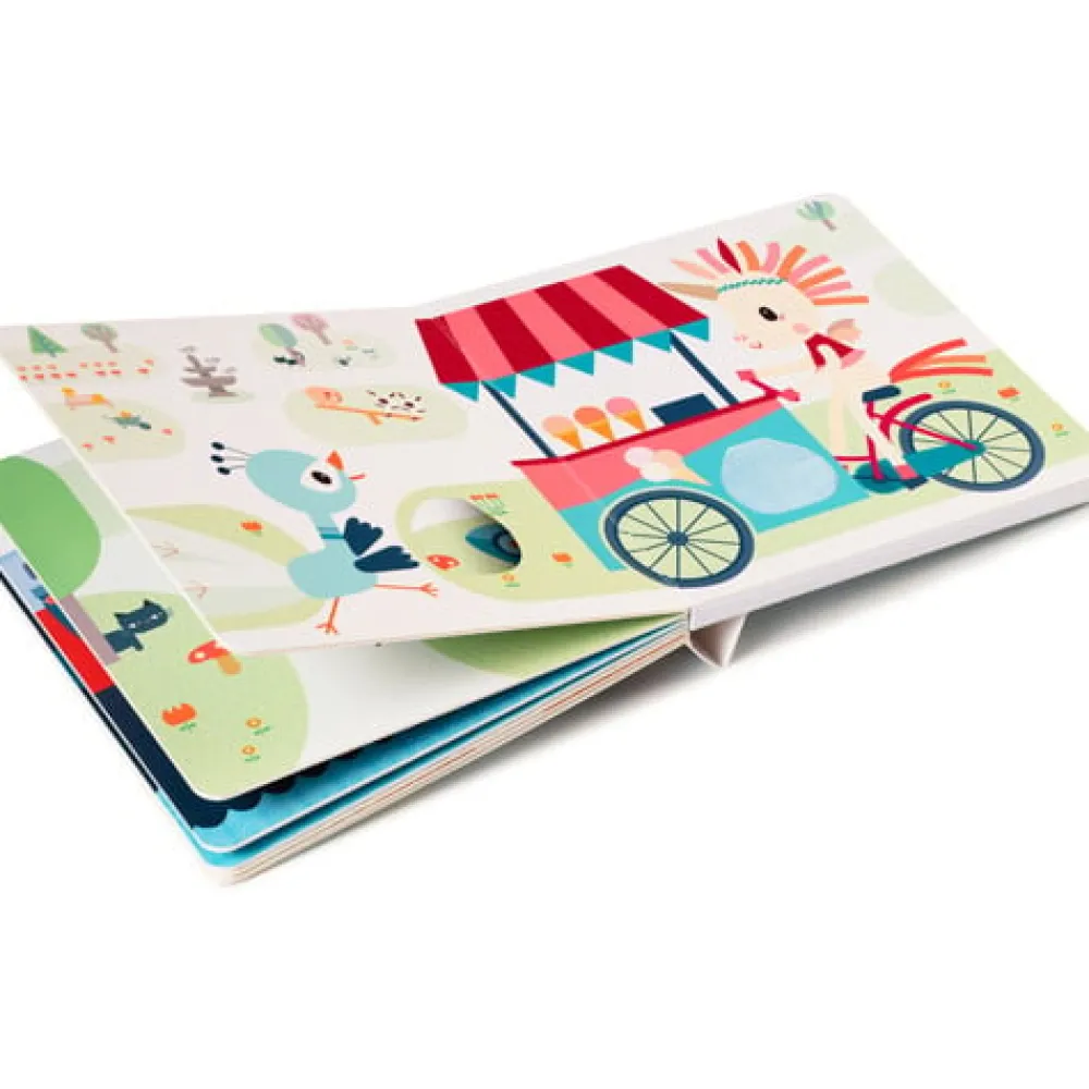 Lilliputiens Voelboeken^Lilliputien Vrooom Voelboek met Geluid