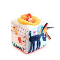 Lilliputiens Knuffelspeelgoed^Activiteitenkubus Boerderij met Geluid