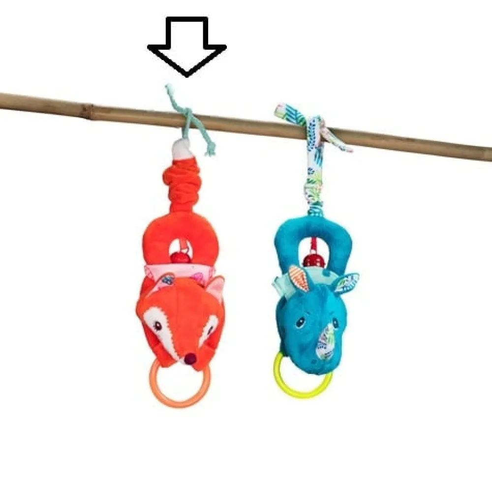 Lilliputiens Babyspeelgoed|Knuffelspeelgoed^Alice Rammelaar met Bel