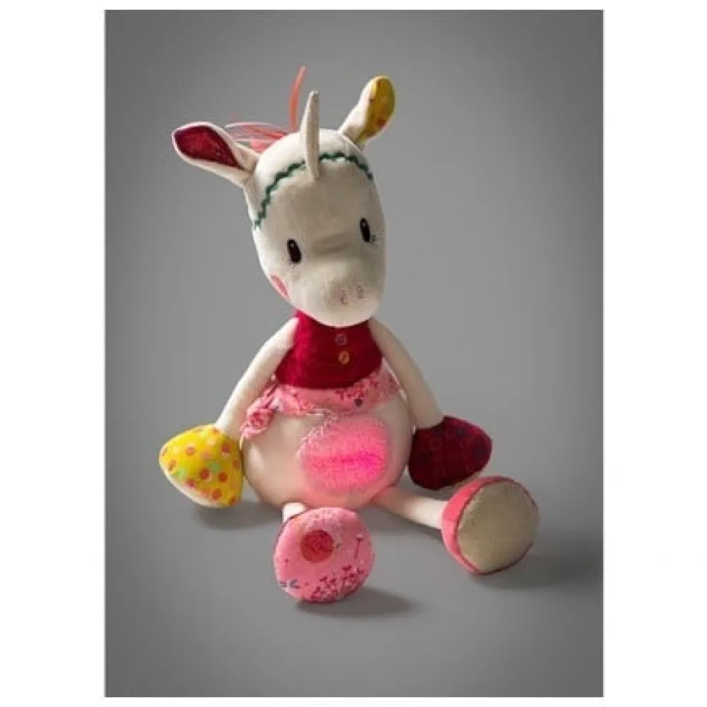 Lilliputiens Knuffelspeelgoed|Louïse^Knuffel Eenhoorn Louise Muzikaal Nachtlampje