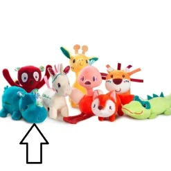 Lilliputiens Marius^Knuffel Marius de Neushoorn Minifiguur