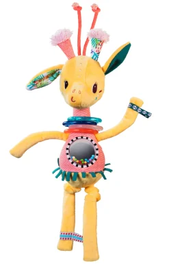 Lilliputiens Babyspeelgoed|Knuffelspeelgoed^Knuffel Rammelaar Giraf Zia Dansend