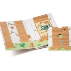 Lilliputiens Voelboeken^Mijn eerste Puzzelboek 123 FOREST