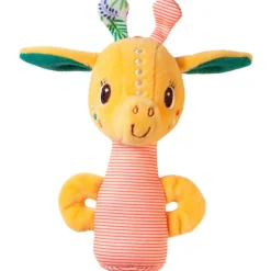 Lilliputiens Babyspeelgoed|Knuffelspeelgoed^Mini Rammelaar Zia Giraf