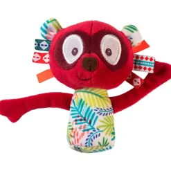 Lilliputiens Babyspeelgoed|Knuffelspeelgoed^Mini Rammelaar George de Maki