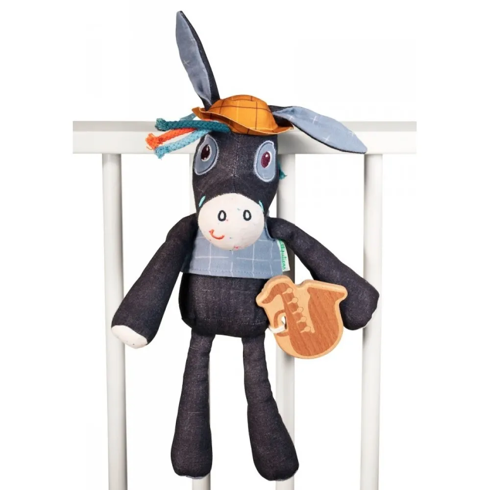 Lilliputiens Ignace^Muziekknuffel Ignace de Ezel