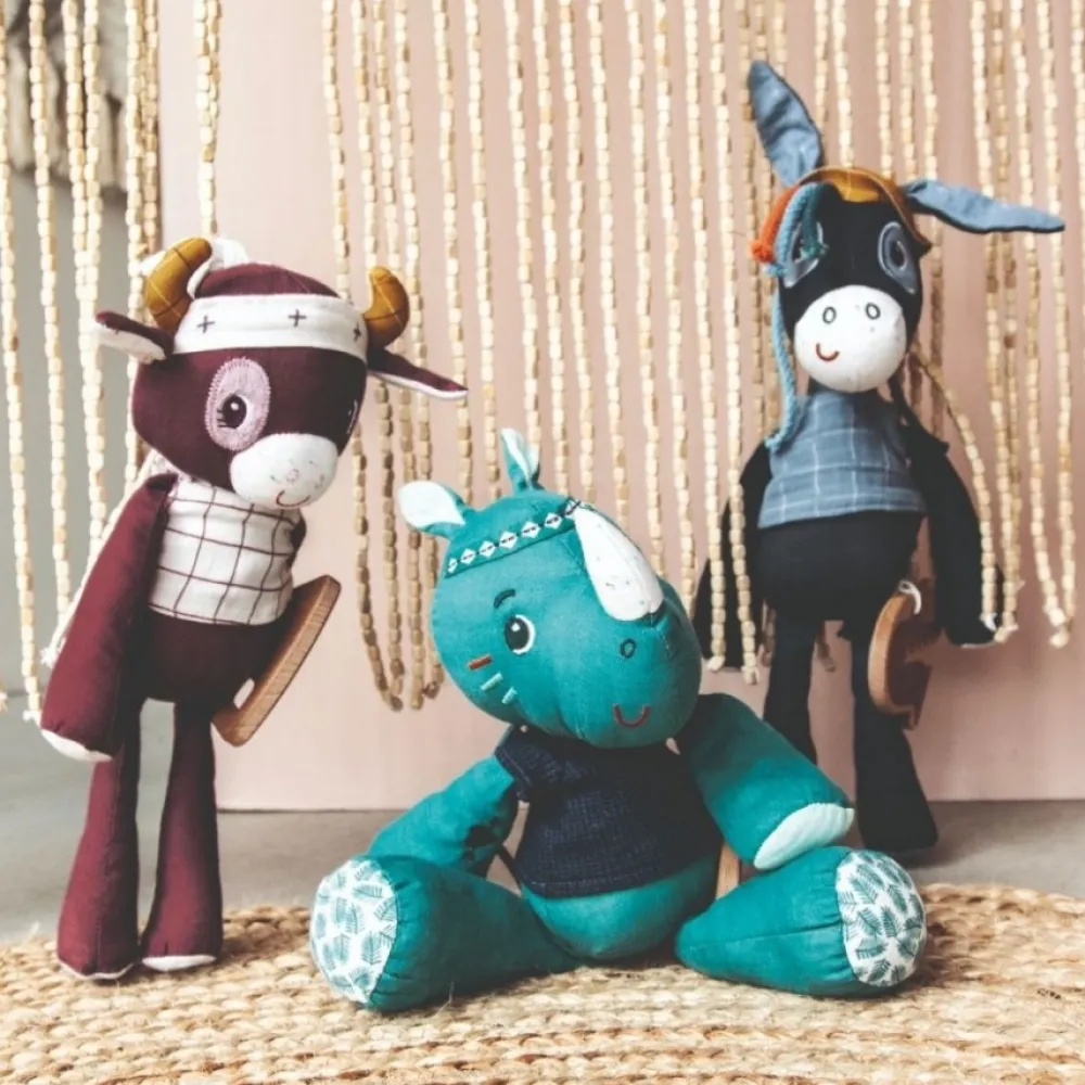 Lilliputiens Ignace^Muziekknuffel Ignace de Ezel