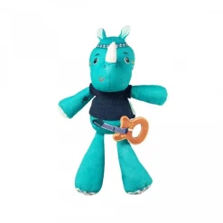 Lilliputiens Marius^Muziekknuffel Marius de Neushoorn