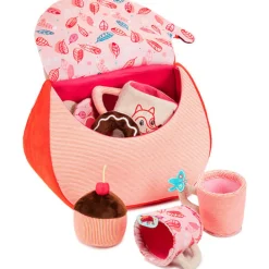 Lilliputiens Pretend Play / Rollenspel|Knuffelspeelgoed^Theeservies Alice Vieruurtjesset