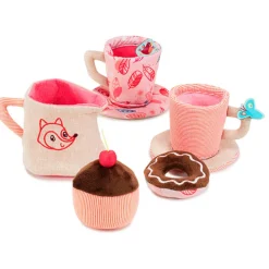 Lilliputiens Pretend Play / Rollenspel|Knuffelspeelgoed^Theeservies Alice Vieruurtjesset