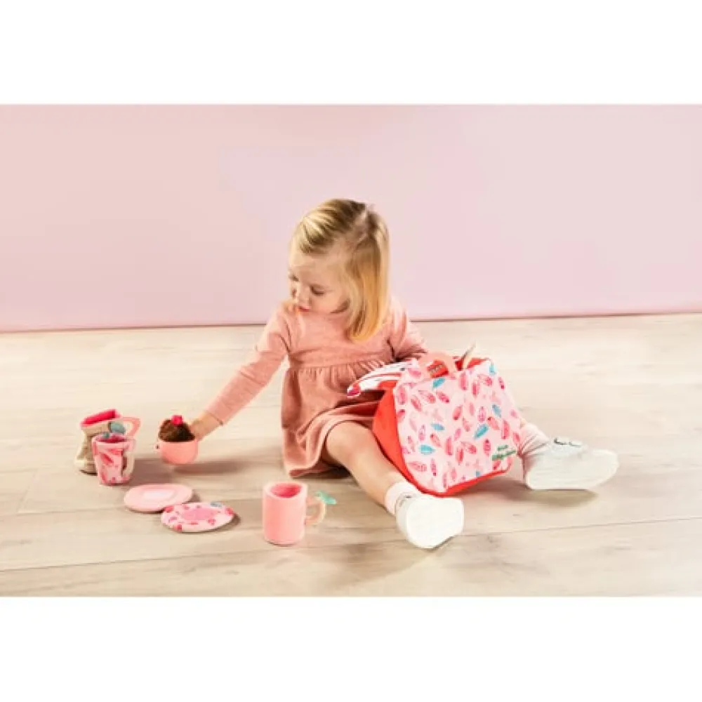 Lilliputiens Pretend Play / Rollenspel|Knuffelspeelgoed^Theeservies Alice Vieruurtjesset