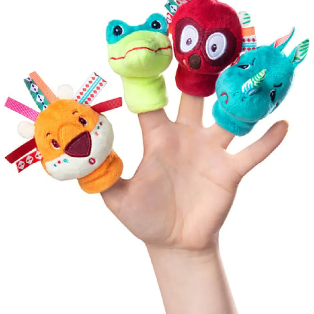 Lilliputiens Alice^Vingerpop Jungle Set 4-delig