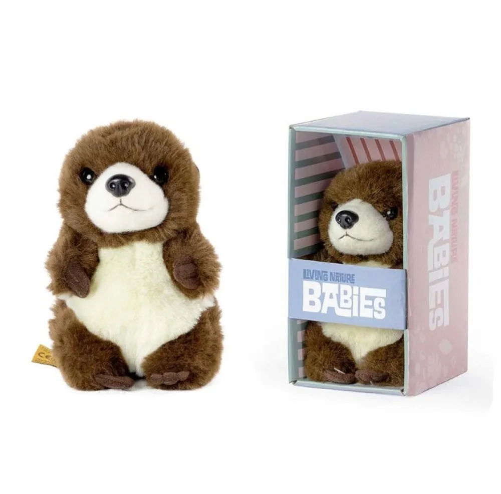 Living Nature Living Nature|Bekijk Alles^Knuffel Babies Otter Welp 17 cm