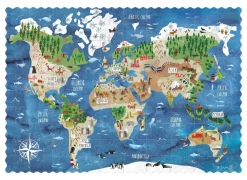 Londji Legpuzzels^Pocket Puzzel Discover the World 100 pcs