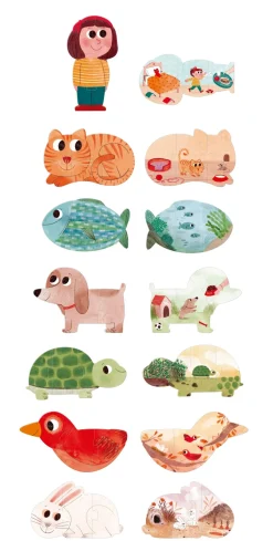 Londji Legpuzzels^Puzzel I Love My Pets 21 pcs