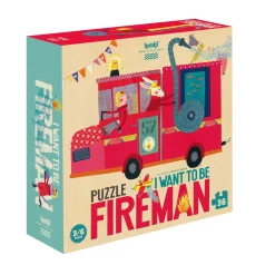 Londji Legpuzzels^Puzzel I want to be Firefighter 36 pcs