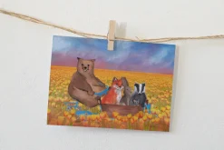 Lotte Drouen Wenskaarten^Ansichtkaart Tulpenvelden