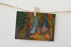 Lotte Drouen Wenskaarten^Ansichtkaart Pompoen zoeken