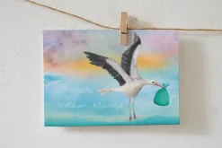 Lotte Drouen Wenskaarten^Ansichtkaart Welkom Kleintje! Geboorte