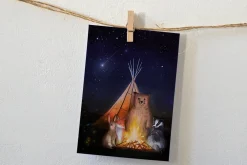 Lotte Drouen Wenskaarten^Ansichtkaart Kamperen