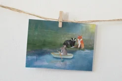 Lotte Drouen Wenskaarten^Ansichtkaart Bootje varen