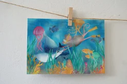 Lotte Drouen Wenskaarten^Ansichtkaart Diep in de Zee