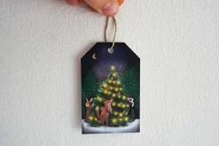 Lotte Drouen Cadeaupapier|Wenskaarten^Cadeaulabelset Kerst