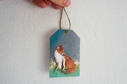 Lotte Drouen Cadeaupapier^Cadeaulabelset Bosdieren