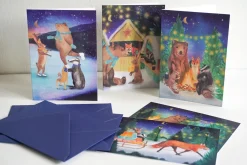 Lotte Drouen Wenskaarten^Kerstkaarten Set 5-delig