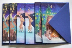 Lotte Drouen Wenskaarten^Kerstkaarten Set 5-delig