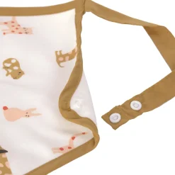 Lässig Kinderkleding^Babyslabbetje Medium Little Mateys Spicy Orange 2pcs