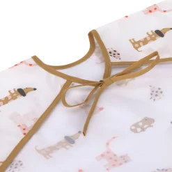 Lässig Kinderkleding^Babyslabbetje met Mouwen Little Mateys Spicy Orange