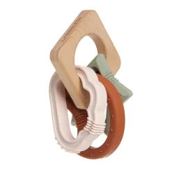 Lässig Babyspeelgoed^Bijtring Hout/Siliconen Little Universe