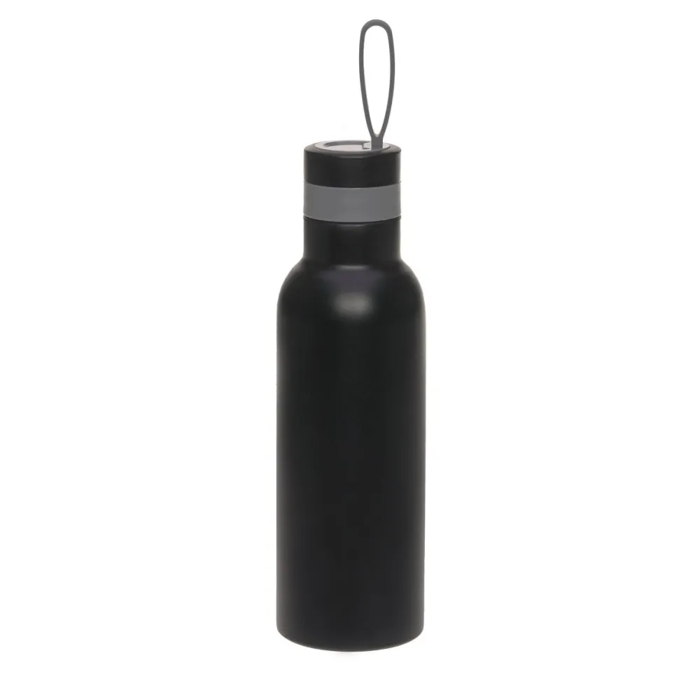 Houtendiershop Bekers & Drinkflessen^Lässig Drinkfles RVS 750ml Black