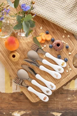 Lässig Kinderservies^Kinderbestek Little Mateys Spicy Orange 3pcs