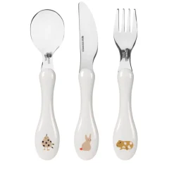 Lässig Kinderservies^Kinderbestek Little Mateys Spicy Orange 3pcs