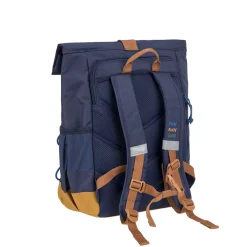 Lässig Tassen & Rugzakken^Kinderrugzak Medium Rolltop Little Gang Navy