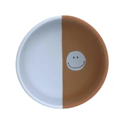 Lässig Kinderservies^Kinderschaaltje Happy Rascals Smile Sky Blue