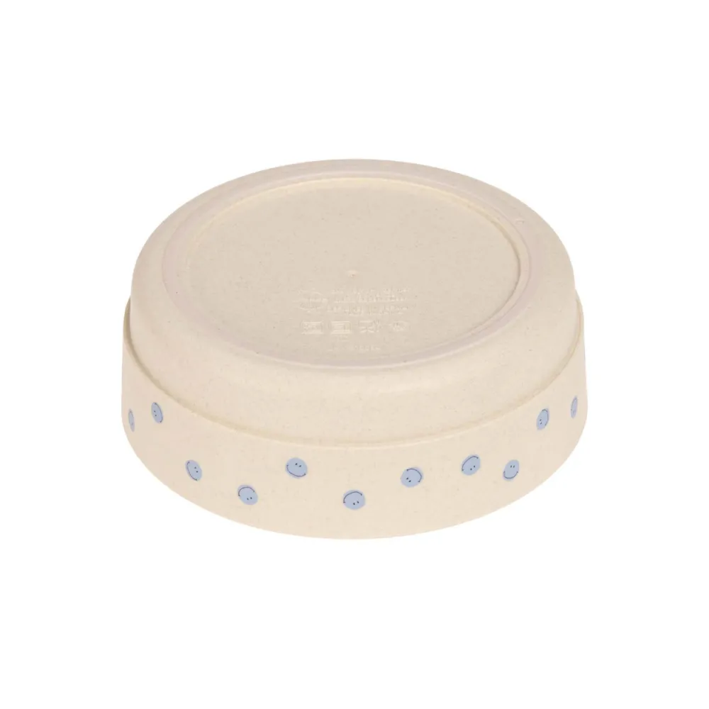 Lässig Kinderservies^Kinderschaaltje Happy Rascals Smile Sky Blue Cellulose