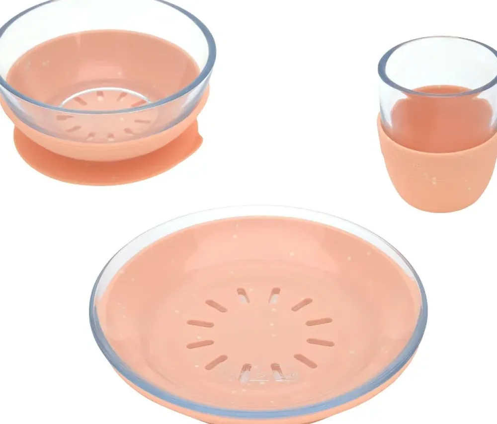 Lässig Kinderservies^Kinderservies Set 3-delig Abrikoos