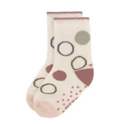 Lässig Kinderkleding^Kindersokjes Anti-Slip Offwhite/Powder Pink Set 2-delig