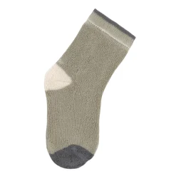 Lässig Kinderkleding^Kindersokjes Anti-Slip Anthracite/Olive Set 2-delig
