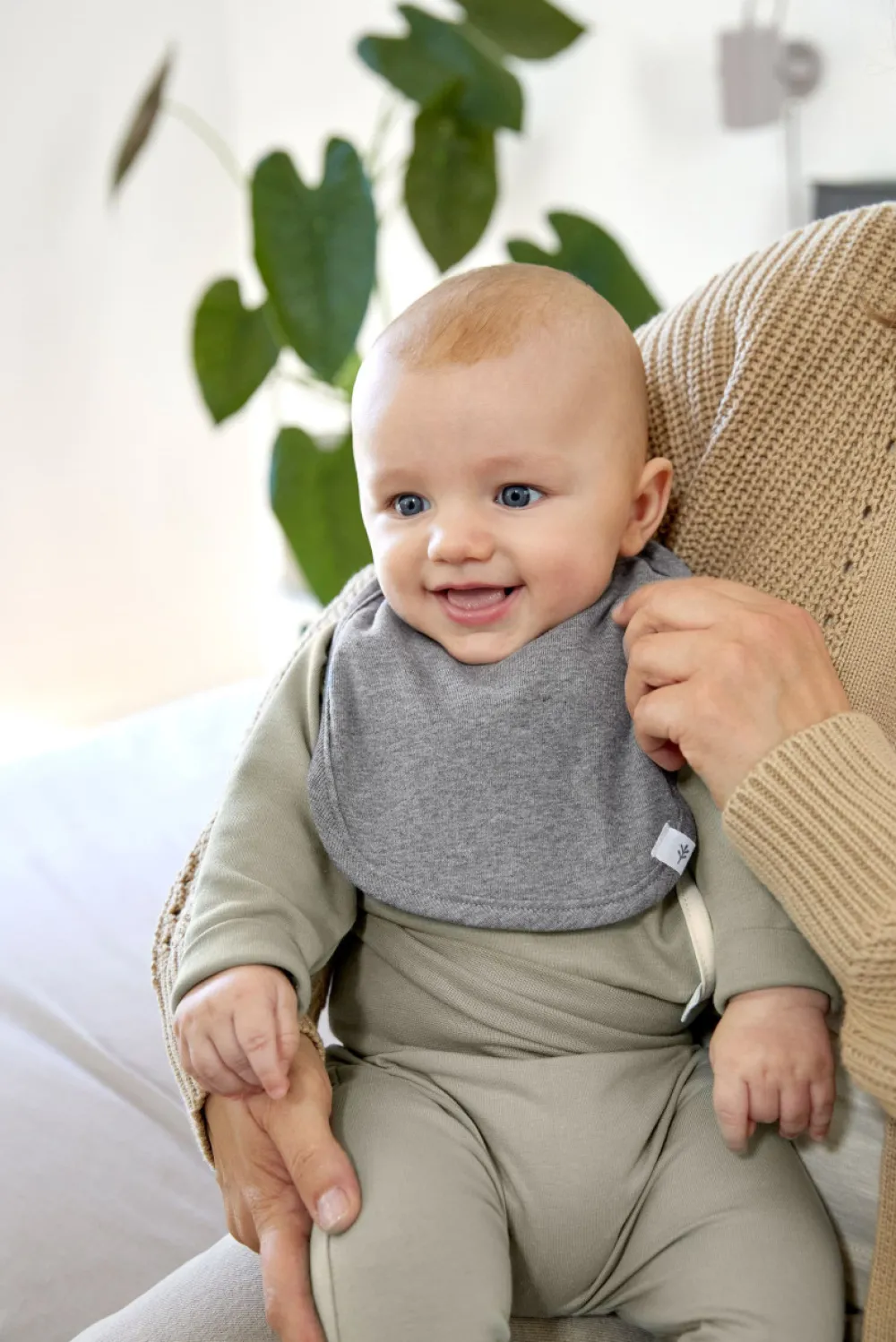 Lässig Kinderkleding^Newborn Slab GOTS Dark Grey/Light Grey/Nature