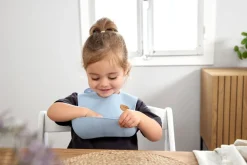 Lässig Kinderkleding^Siliconen Slab Happy Rascals Smile Sky Blue