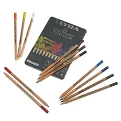 Lyra Creatief^Rembrandt Polycolor Potloden Blik 12-delig